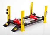 Adjustable Four-Post Lift "Pennzoil" Geel / Zwart 1-18 Greenlight Collectibles