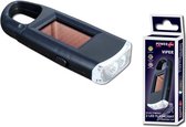 PowerPlus Viper Solar 2 LED Zaklampje met Karabijnhaak