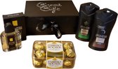 GreatGift® - Cadeaupakket voor hem - AXE Geschenkset- Ferrero Rocher - Vaderdag - Voor Mannen - Cadeau voor hem - Cadeau - In Luxe Giftbox
