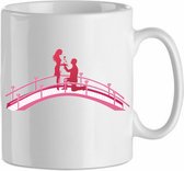 Mok 'Aanzoek brug' | Valentijn | Valentine | Kadootje voor hem| Kadootje voor haar | Liefde