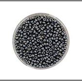 9660-1004 Jap. Miyukirocailles - 2,2mm - hematite - 12 gram