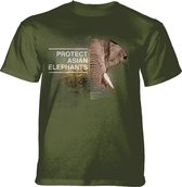 T-shirt Protect Asian Elephant Green S
