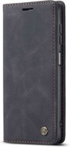 Samsung Galaxy A13 5G Bookcase hoesje - CaseMe - Effen Zwart - Kunstleer