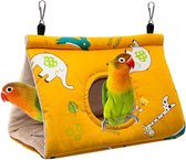 Bombo Vogelspeelgoed | Vogelhuisje Indoor - Hangmat voor Vogels - Vogelkooi - Speelgoed Vogels