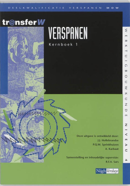 TransferW - Verspanen 1 Kernboek