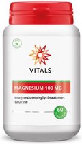 Vitals Magnesiumbisglycinaat 100 mg met taurine 60 tabletten