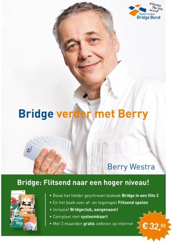 Cover van het boek 'Bridge verder met Berry' van Berry Westra