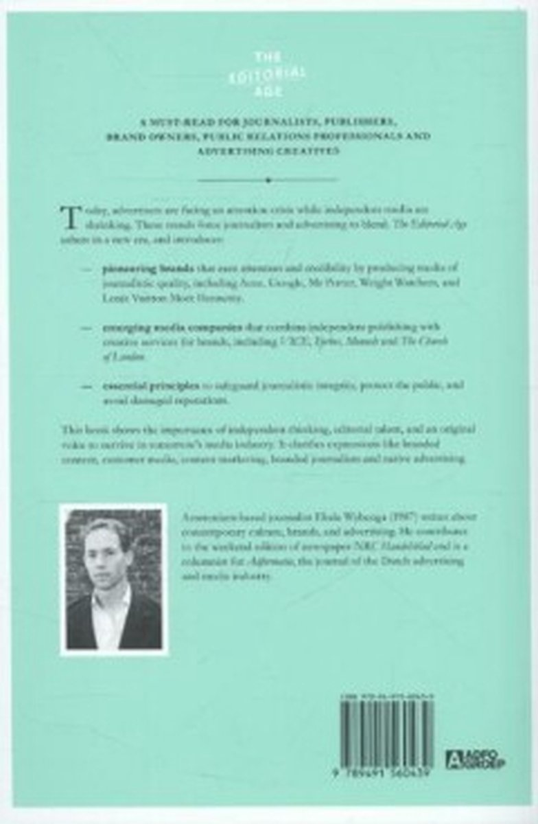 The editorial age - back cover