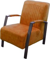 Industriële fauteuil Giulietta | velours Adore cognac 28 | 61 cm breed