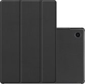 Hoesje Geschikt voor Samsung Galaxy Tab A8 Hoesje Case Hard Cover Hoes Book Case - Zwart