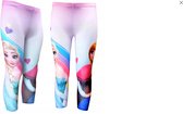 Frozen legging -Elsa - Anna - hartjes - roze - maat 110 - 5 jaar