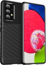 Hoesje Geschikt voor Samsung Galaxy A53 TPU Grip Case - zwart