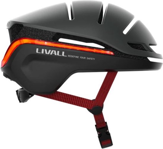 Livall EVO21 Black Large - (Smart) fietshelm - SOS functie - LED richtingaanwijzers - Smart verlichting van Merkloos — afbeelding 5