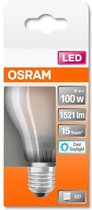 OSRAM 4058075435445 LED-lamp Energielabel D (A - G) E27 Peer 10 W = 100 W Neutraalwit (Ø x l) 60 mm x 105 mm 1 stuk(s)