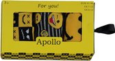 HEREN SOKKEN GIFTBOX SMILEYS ASSORTI GEEL ONE SIZE