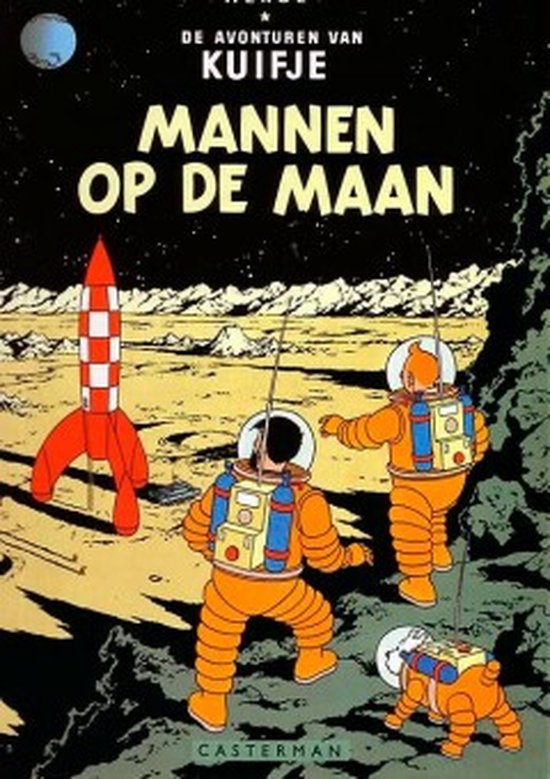 Cover van het boek 'De avonturen van Kuifje / Mannen op de maan' van  Herge
