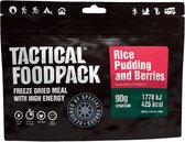 Tactical Foodpack Rice Pudding & Berries (90g) - Rijstepudding met frambozen - vegetarisch - 440kcal - buitensportvoeding - vriesdroogmaaltijd - survival eten - prepper - 8 jaar ho