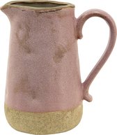 Pichet décoratif 2200 ml Pichet à eau en céramique rose, beige Pichet
