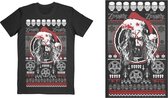 Rob Zombie Heren Tshirt -L- Bloody Santa Zwart