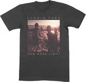 Linkin Park Heren Tshirt -XL- One More Light Zwart
