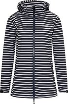 Nordberg Breton - Softshell Plein air Summer Jacket Women - Navy/Dark Blue Striped - Taille L