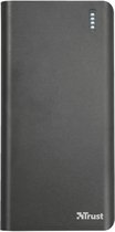 Trust 20000 mah Powerbank - Kleine Accu met Quick Charge - 2 Poorten - Geschikt voor Smartphones of Tablets zoals iPhone / Samsung - Tot wel 3 Ampere Zwart B01N9JU3EL