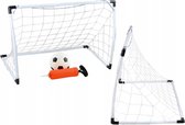 Ariko 2 mini voetbaldoelen met kleine voetbal en ballenpomp - voetbal - goal - doel