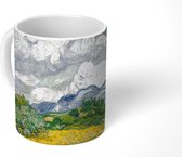 Mok - Korenveld met cipressen - Vincent van Gogh - 350 ML - Beker