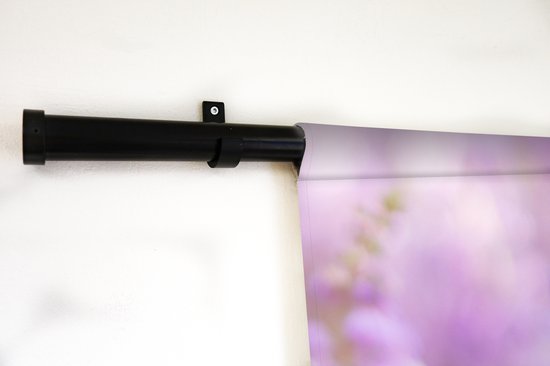 Tapisserie De lavande - Gros plan de lavande entière dans un champ Tapisserie coton 90x60 cm - Tapisserie avec photo