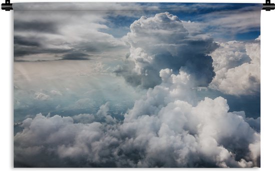 Nuage En Coton Sur Bleu Ciel