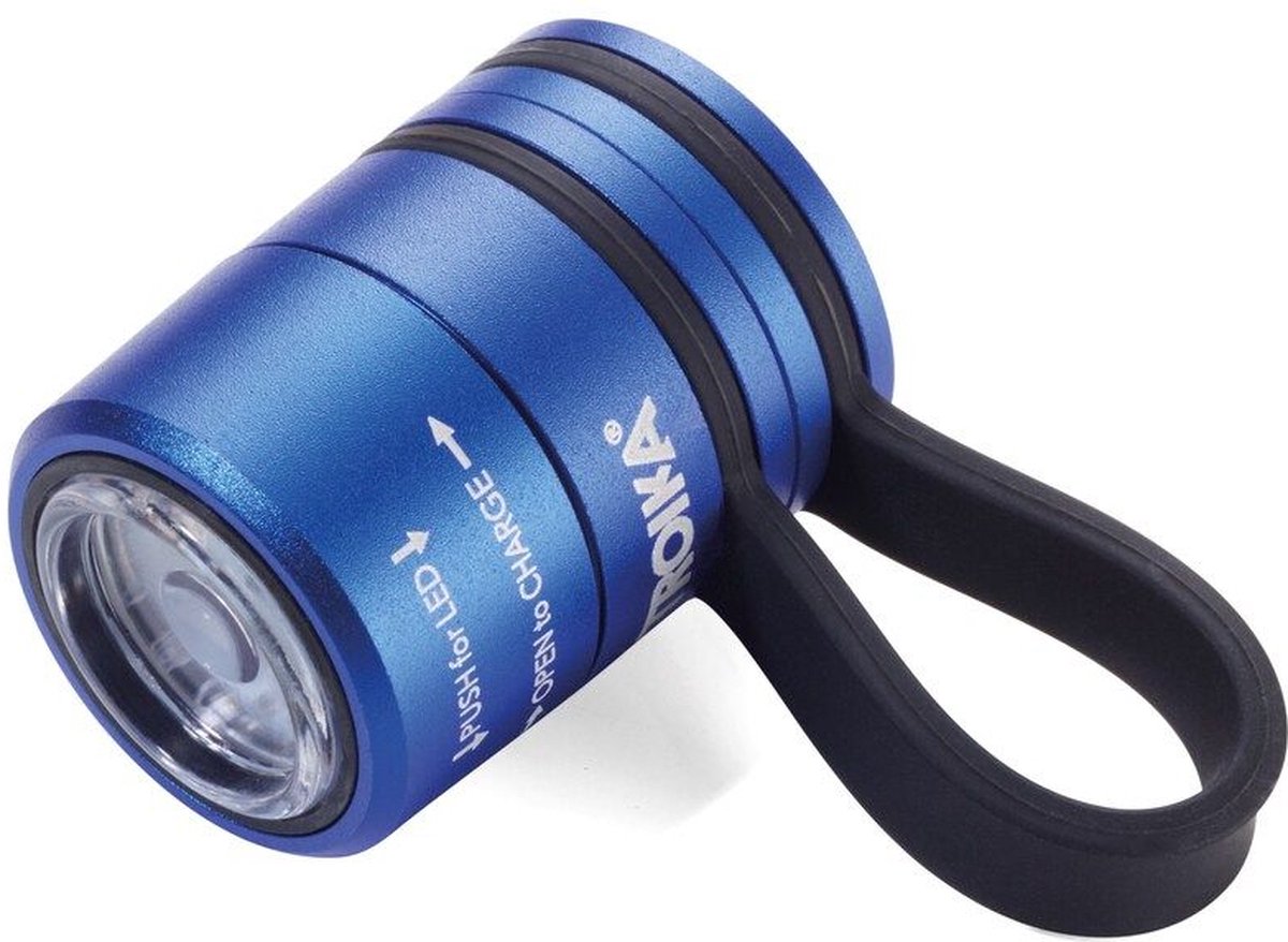 Troika - Eco run - zaklamp/sport- en veiligheidslicht (BLAUW)