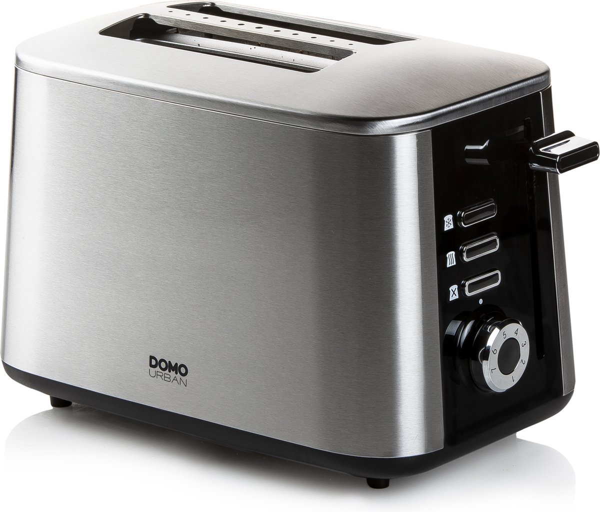 * Domo DO972T - Broodrooster - 2 sleuven - Fast-toaster technologie - RVS