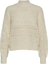 Vero Moda VMTRUE LS HIGHNECK BLOUSE - Birch White