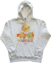 Woodstock Hoodie/trui -XL- Splatter Wit