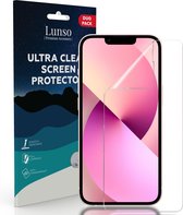 Lunso - Duo Pack (2 stuks) Beschermfolie - Full Cover Screen Protector - Geschikt voor iPhone 13 / Geschikt voor iPhone 13 Pro