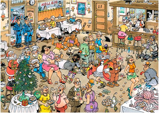 Heiligdom Prik Knikken Kerstpuzzel van 500 stukjes "op het nieuwe jaar” JVH (Jan Van Haasteren  puzzel /... | bol.com