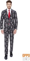 OppoSuits Haunting Hombre - Mannen Zomer Kostuum - Zwart - Halloween - Maat 60