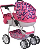 Cangaroo Polly Pink Poppen Kinderwagen 9662