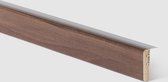 Maestro Steps - afwerkprofiel - overgangsprofiel-uitloopprofiel -trapneus met aluminium profiel - Montana oak - 130 x 5,6 cm