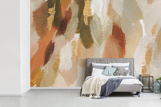 Papier peint - Art Papier peint photo - Peinture - Rouge - Largeur 360 cm x Hauteur 240 cm