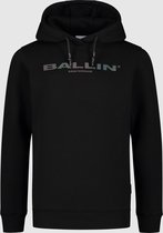 Ballin Amsterdam -  Jongens Slim Fit    Hoodie  - Zwart - Maat 128