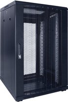 DSIT 18U serverkast / serverbehuizing met geperforeerde deur 600x600x1000mm (BxDxH) - 19 inch