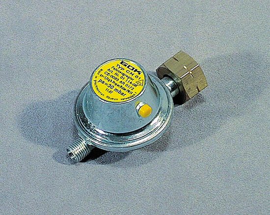 Gok - Gasdrukregelaar met overdrukbeveiliging - Universeel - 1/4 inch Linkse aansluiting - 30 Gr van GOK — afbeelding 4