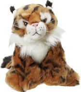 Pluche Europese Lynx knuffel van 18 cm - Dieren speelgoed knuffels cadeau - Knuffeldieren/beesten