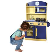 Teamson Kids Houten Speelkeuken - Kinderspeelgoed - Rollenspel Speelgoed - Blauw