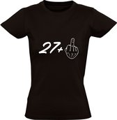 28 jaar Dames t-shirt | verjaardag | feest | cadeau | Zwart