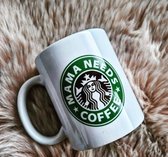 Starbucks Mok - Mama Needs Coffee - Groen - Herbruikbaar - beker - Warme dranken - Koude dranken - Thee - koffie