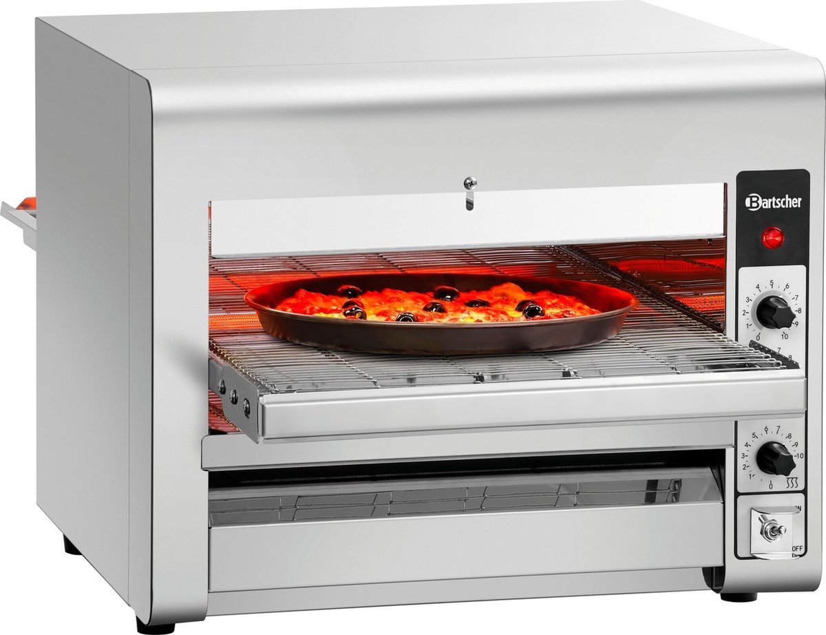 Doorloop-Pizzaoven 3600tb10 - Bartscher 2002203 - Horeca