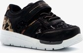 Blue Box meisjes sneakers luipaardprint - Zwart - Maat 25