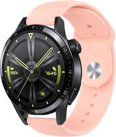 Strap-it Sport bandje geschikt voor Huawei Watch GT / GT 2 / GT 3 / GT 3 Pro 46mm / GT 2 Pro / GT Runner / Watch 3 & 3 Pro - roze